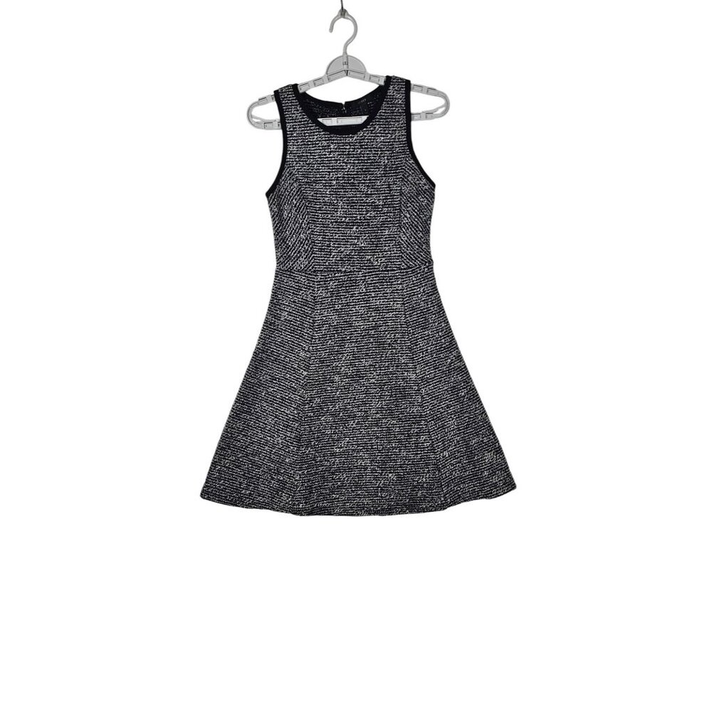 🛍️ J. Crew Black & White Tweed A-Line Dress - Women's 2
